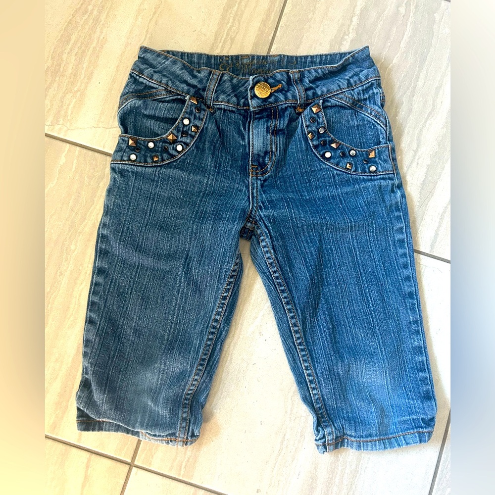 Y2K Hannah Montana capri jeans size 8